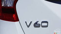 Écusson du modèle de la Volvo V60 T5 2016