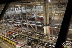 manufacture de Ford vue de l'extérieur comme de l'intérieur.