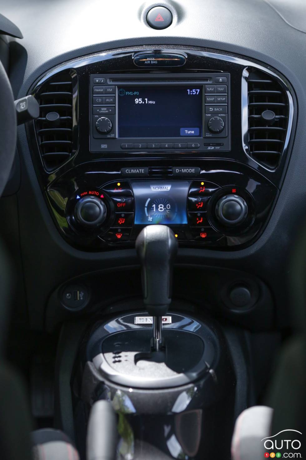 center console détails