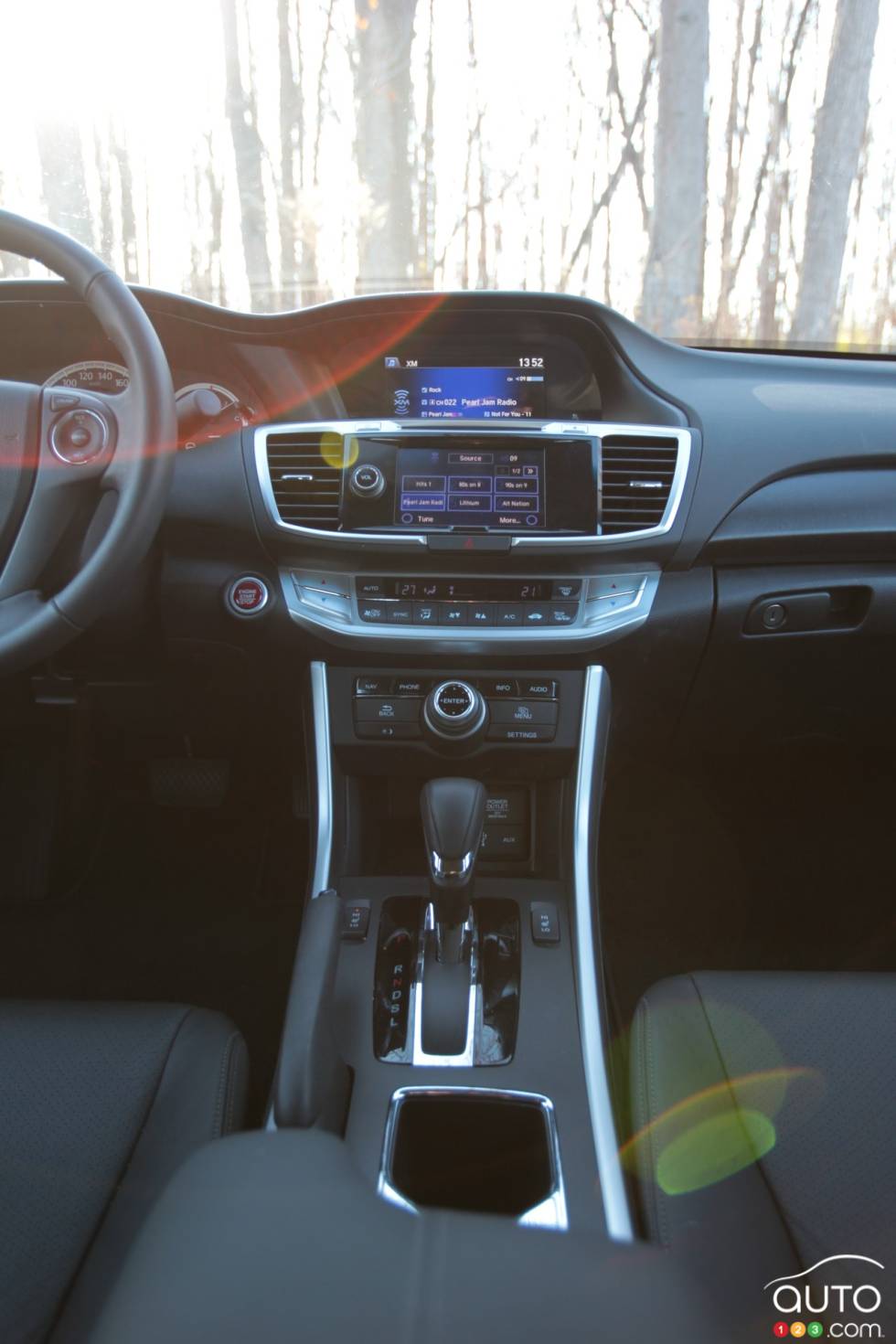 Centre stack and console