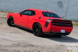2015 Dodge Challenger RT Scat Pack rear 3/4 view