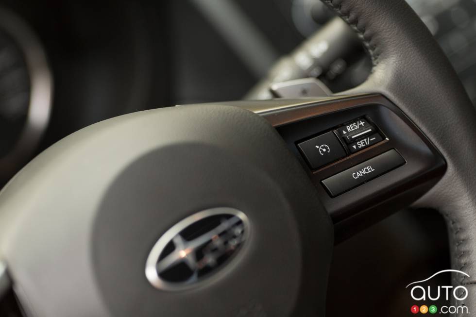 Commandes du régulateur de vitesse montées au volant