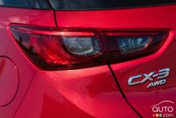 Feux arrière de la Mazda CX-3 GT 2016