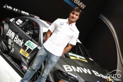 Bruno Spengler and his DTM BMW.