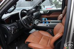Front seats and dashboard