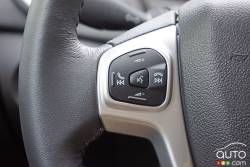 2016 Ford Fiesta steering wheel mounted audio controls