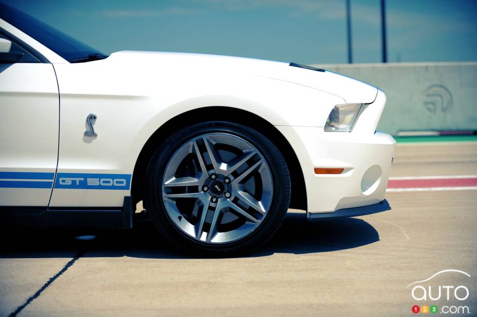 Ford Mustang Shelby GT500 during the 2010 Supercar comparison test