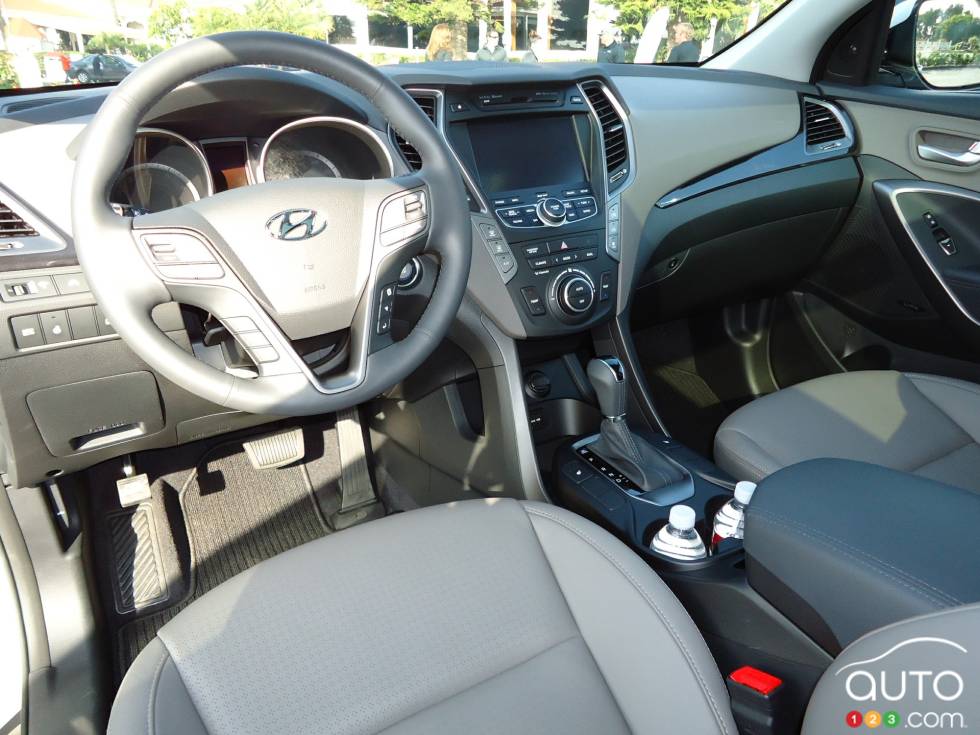 Dashboard and front seats