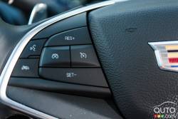 2016 Cadillac CT6 steering wheel mounted cruise controls