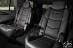 Siège de la deuxième rangée du Cadillac Escalade 2016
