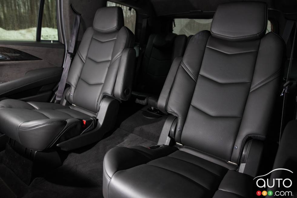 2016 Cadillac Escalade second row seats