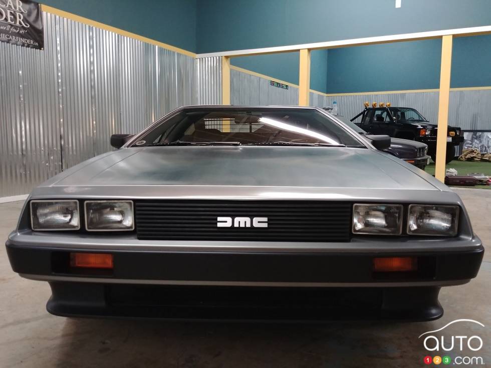 A 1981 DeLorean DMC 12 is for sale