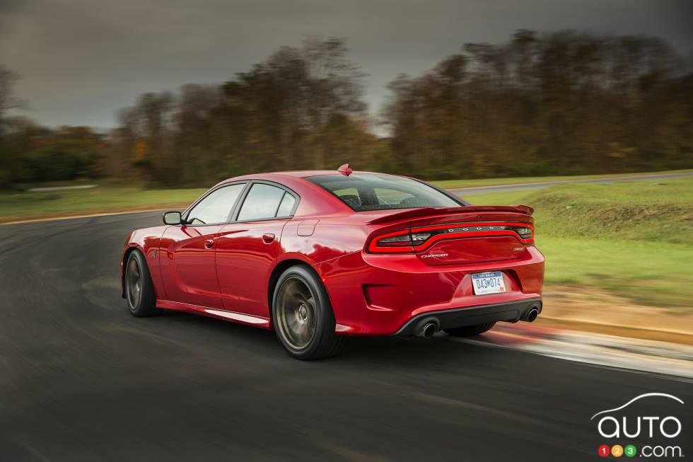 rear 3/4 action view