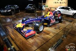 Red Bull Racing RB7 at the 2013 Montreal International Auto Show.