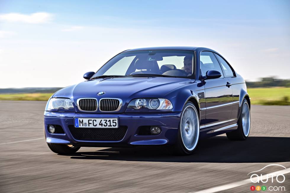 BMW E46 M3 front 3/4 view