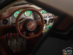 Spyker C8 Preliator steering wheel