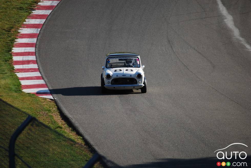 action sur la piste et hors piste