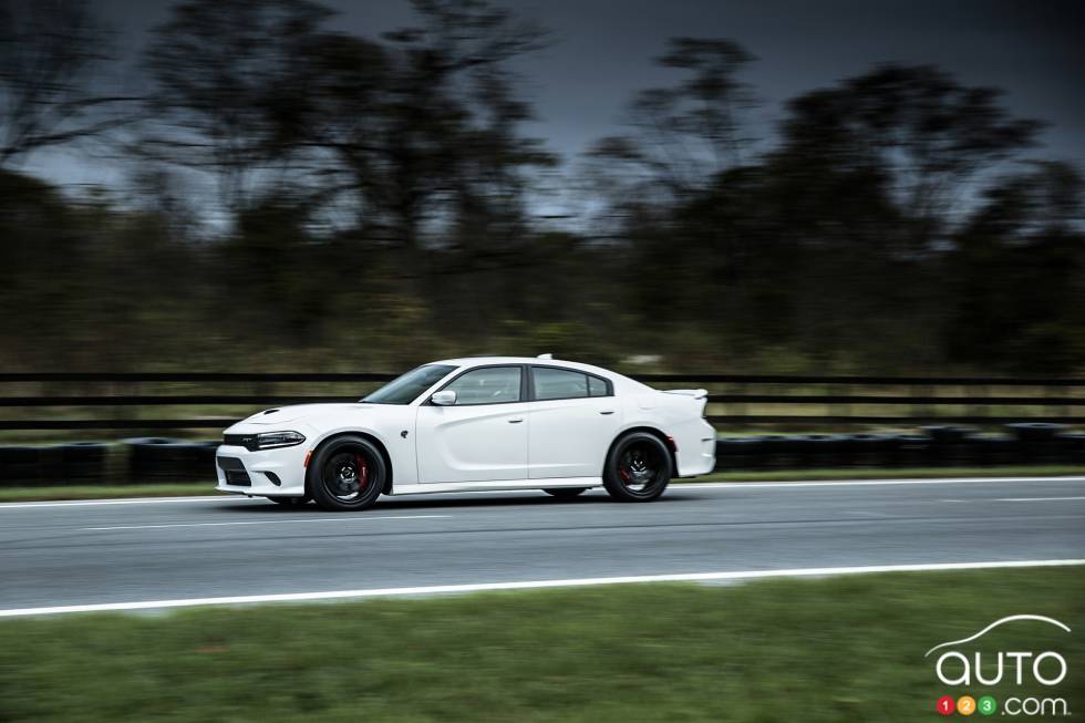 vue de côté en action