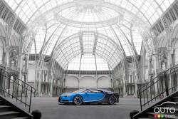 Bugatti Chiron front 3/4 view