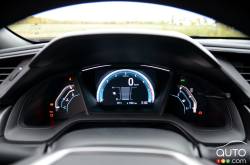 Instrumentation de la Honda Civic Hatchback 2017