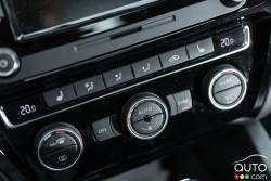 Contrôle du système de climatisation de la Volkswagen Jetta TDI 2015