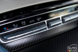 Contrôle du système de climatisation de la Mercedes AMG GT S 2016