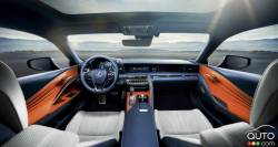 2017 Lexus LC 500h dashboard