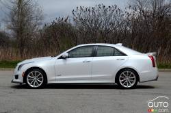 2016 Cadillac ATS-V side view