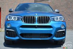 Vue de face BMW X4 M4.0i 2016