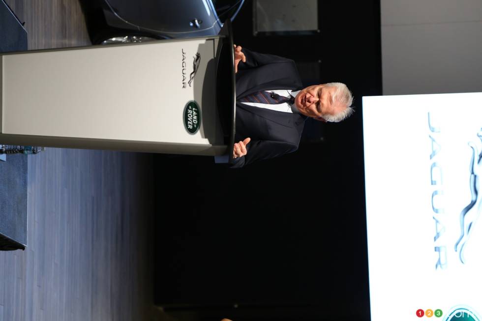 Jaguar booth at the 2013 Montreal International Auto Show.
