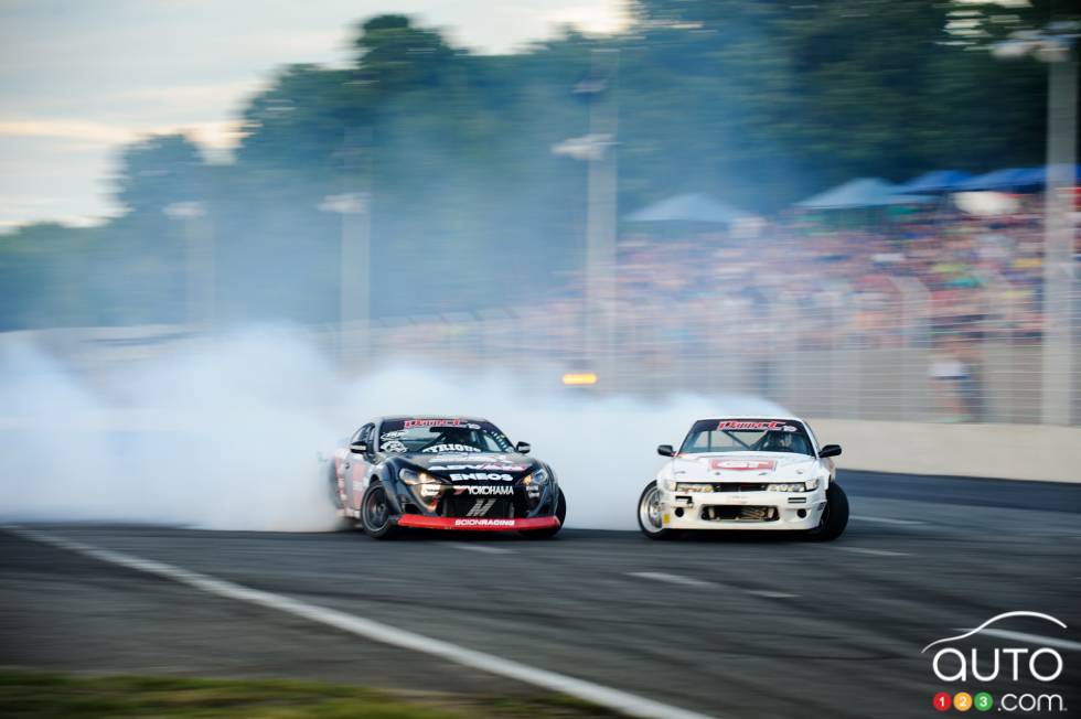 action on and off the track