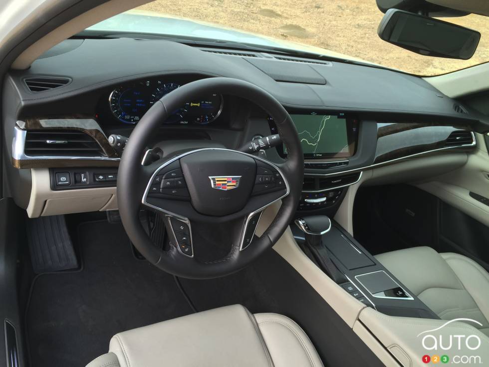 2016 Cadillac CT6 cockpit