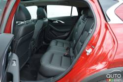 2017 Infiniti QX30 rear seats
