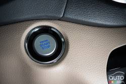 2016 Hyundai Tucson start and stop engine button