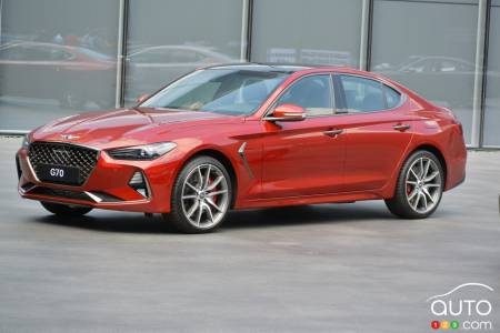 Genesis G70 pictures on the road and the track
