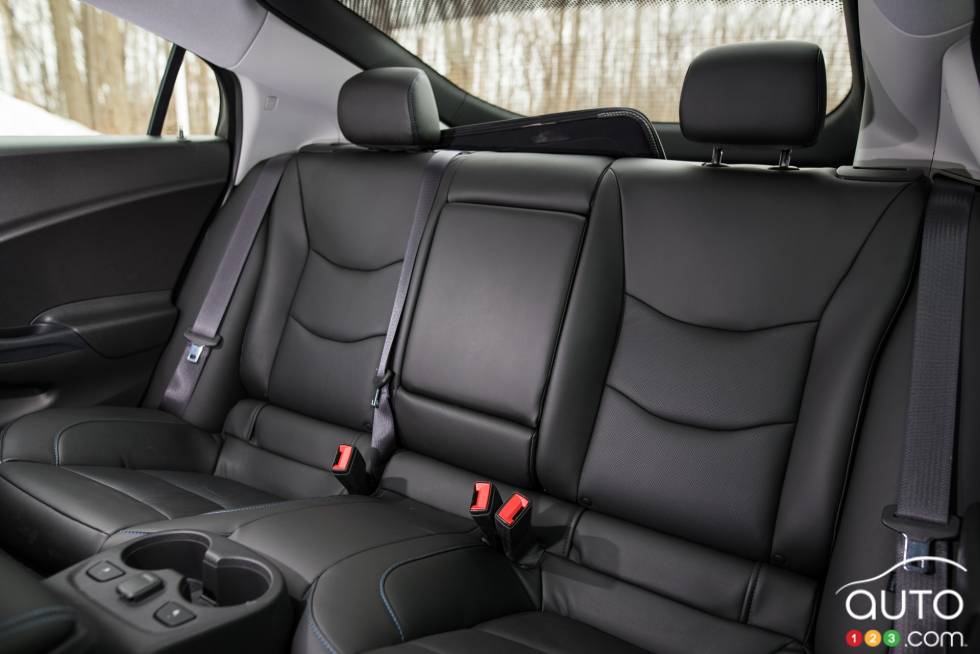 Banquette arrière de la Chevrolet Volt 2016
