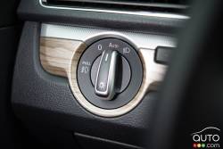 Détail intérieur de la Volkswagen Passat TSI 2016