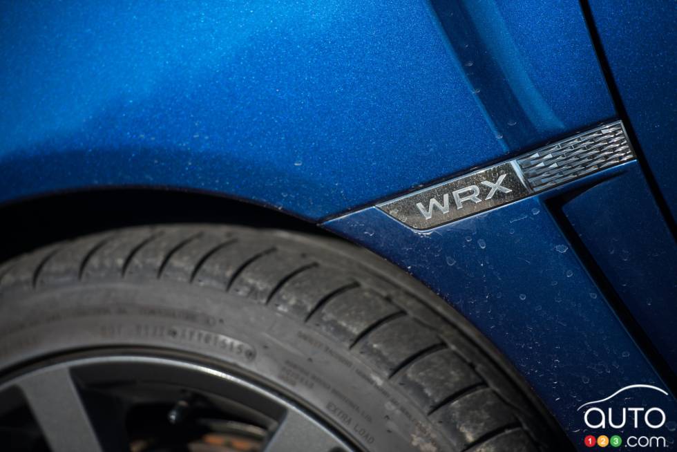 Détail extérieur de la Subaru WRX Sport-Tech 2016