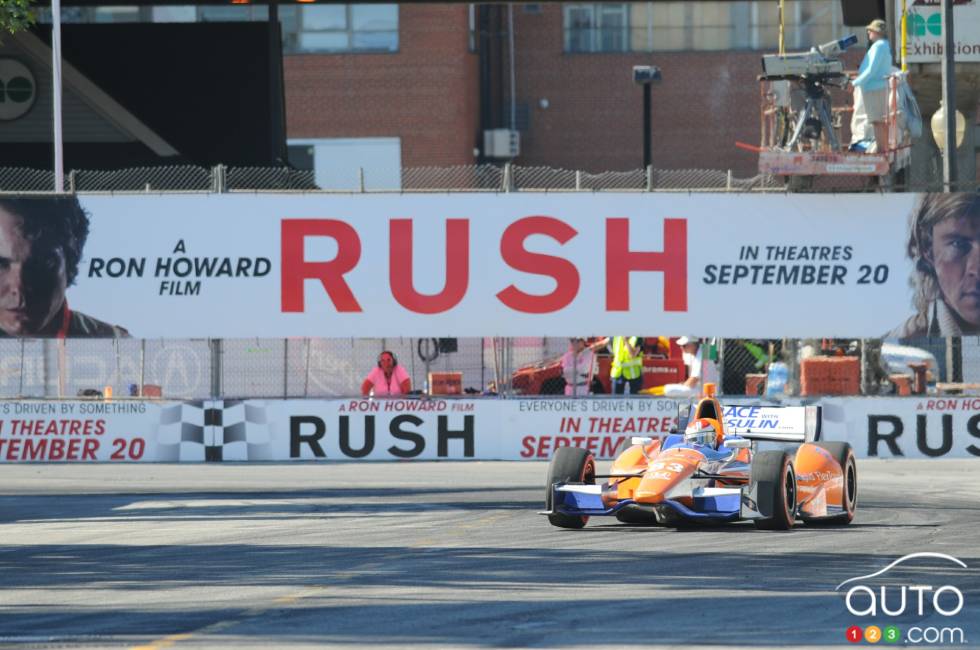 Charlie Kimball, Novo Nordisk Chip Ganassi Racing lors de la première course