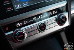 2016 Subaru legacy 2.5i Touring climate controls