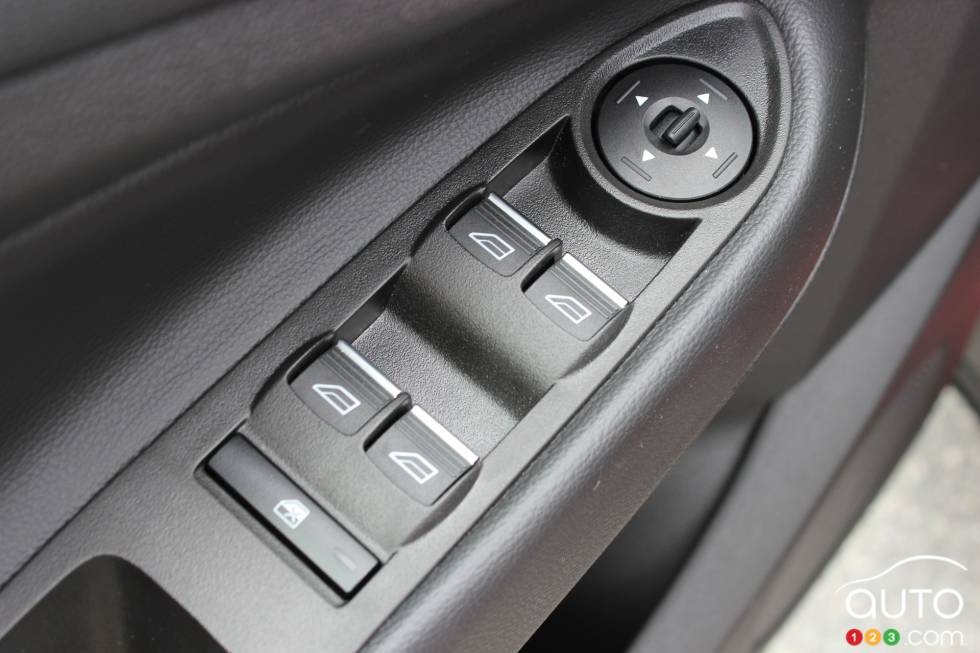 Détail intérieur du Ford Escape 2017