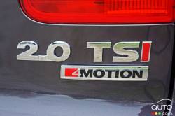 Détail du moteur du  Volkswagen Tiguan TSI Édition Spéciale 2016