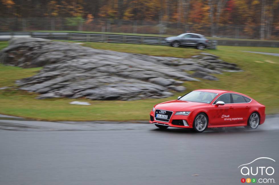 front 3/4 action view