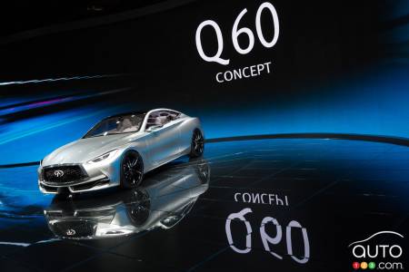 Photos de l'Infiniti Q60 concept 2015 au salon de l'auto de Détroit