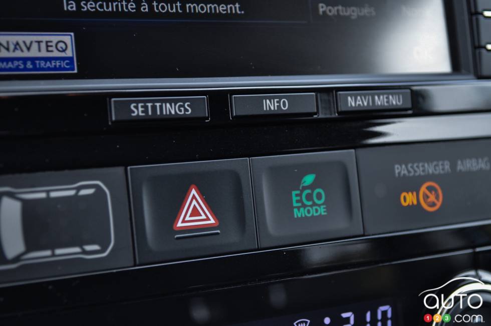 center console détails