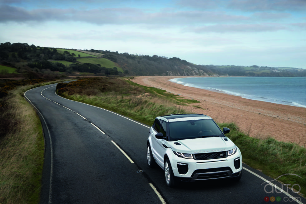 Conduite du Range Rover Evoque 2016