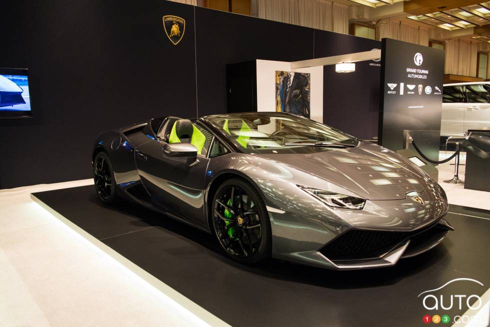 2016 Lambrorghini Huracan Spyder au Salon de l'auto de Toronto 2016
