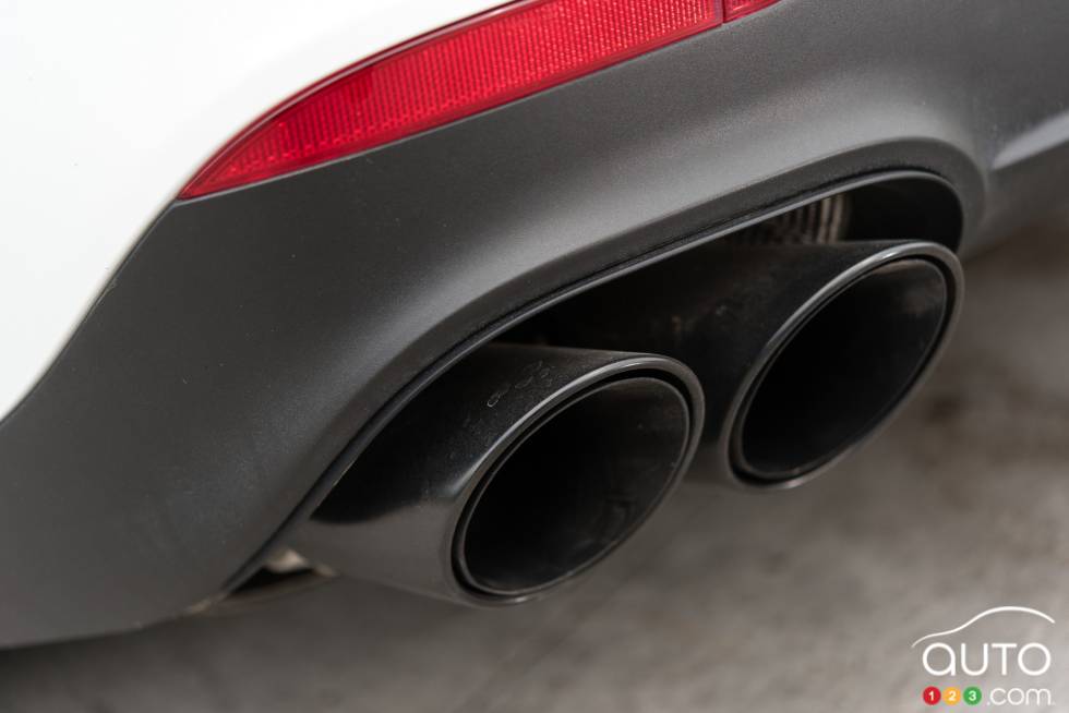 Échappement de la Porsche Panamera GTS 2015