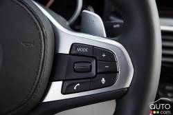 2017 BMW 5 series steering wheel mounted audio controls