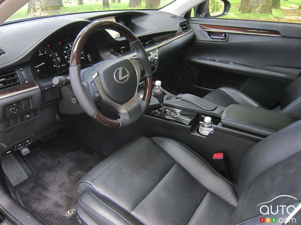 Dashboard and front seats